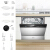 Midea(Midea)食器洗い機埋込み家庭用8セクトの知能超高速洗浄洗浄洗浄洗浄洗浄洗浄洗浄乾燥ストX 1(3-8口の家)