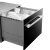 イタリアdaogrs 8セトの引出し式高温除菌乾燥全自动式组込み式食器洗い机X 5