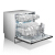 Midea(Midea)8セクの组み込み式家庭用食器洗い机X 1レンテジ超高速洗浄浄浄洗浄剤乾燥セット