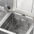 食器洗いのおばあさん集积知能水槽食器洗濯机家庭用全自动组入超音波洗浄浄果物と野菜消毒八合一XWP-V 02 A/B-8747エメラルド自动水洗いします。