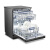 Midea(Midea)食器洗い機家庭用独立式13セト送風乾燥知能油汚染除菌H 5(7-10人の家)