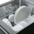 イタリアdaogrs 8セトの引出し式高温除菌乾燥全自动式组込み式食器洗い机X 5