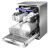 【Midea】スティンレス制の独立型グループみこみ式家庭用食器洗い機WQP 12-709 H-CSSSNは、2つの用途をカバにしています。