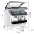 ハイアベル食器洗い機家庭用全自動小型デコラシー高温消毒除菌乾燥6セトの食器洗い機デコセット(黒いHTAW 50 STGB)