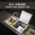 先創(XIANCHUANG)水槽食器洗い機家庭用全自動埋込み超音波洗浄機B-8747体享版