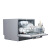 森意(senyi)食器洗い機全自動家庭用6セイント無料取付独立式埋め込み式2つのWQP 6-8202 A黒