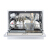森意(senyi)食器洗い機全自動家庭用6セトのデコセット埋込み式2つの用途で、食器洗いが無料WQP 6-8207白