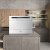 恵而浦（Whirlpol）ADD 10 T 9361 A全自動家庭用食器洗い機6セトの台に嵌められています。除菌乾燥器洗濯機です。